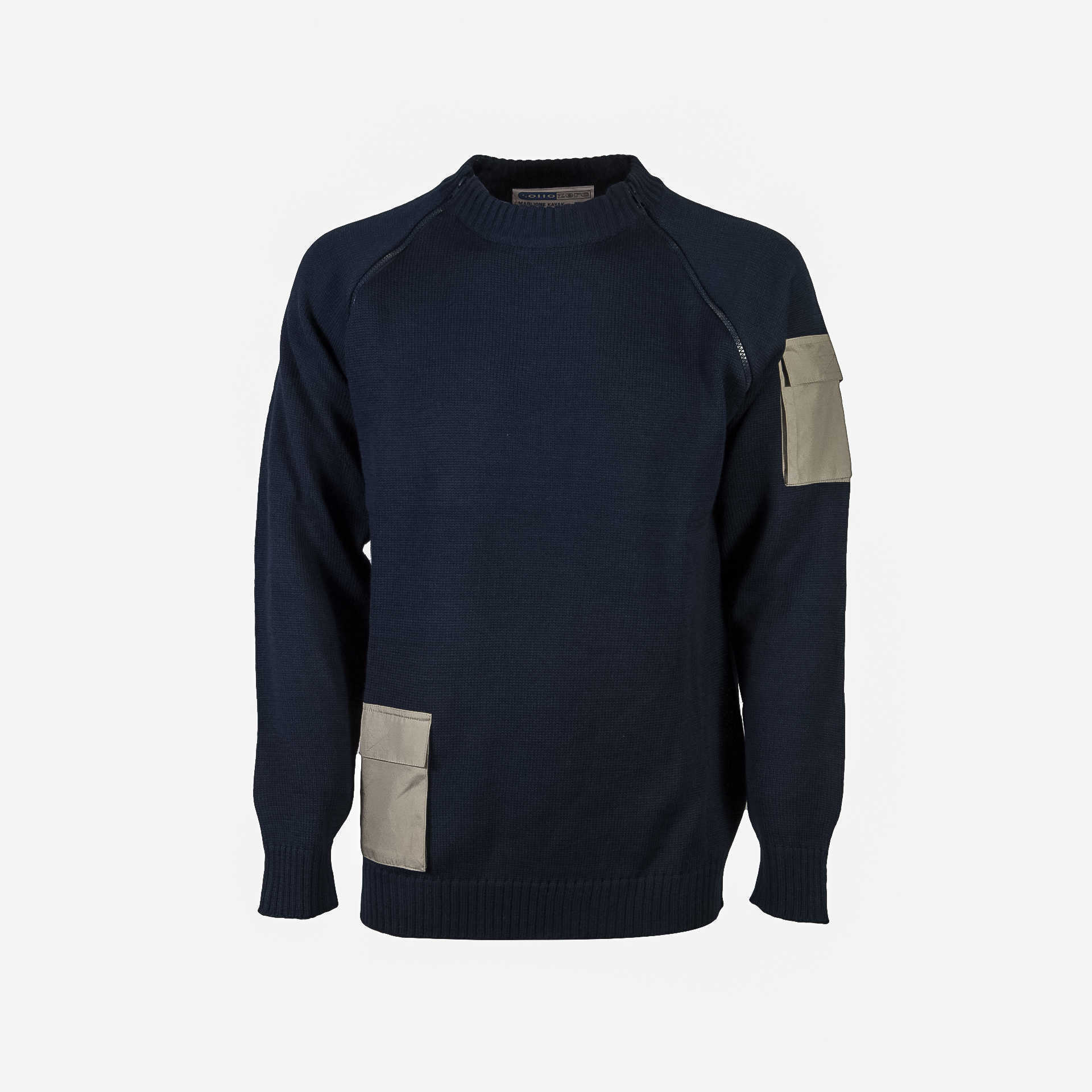 MAGLIONE DA LAVORO MANICHE LUNGHE BLU KAYAK 8506