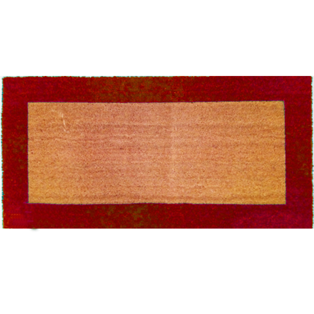 ZERBINO COCCO SUPER ROSSO SPESSORE MM.17 - cm.50X90 FER 331371